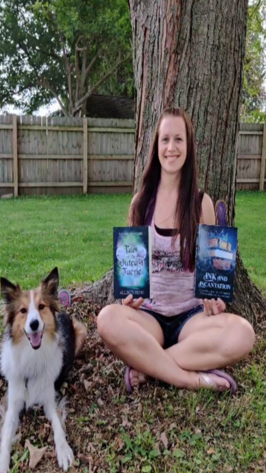 Fantasy reads, faeries, and the fluff 💜

#bookreel #bookreelsofinstagram #bookishreel #fantasybookstagram #fae #faerie #fantasyreads #yafantasyseries #yafantasyauthor #dogmomlife #bordercolliemixesofinstagram #dogchild