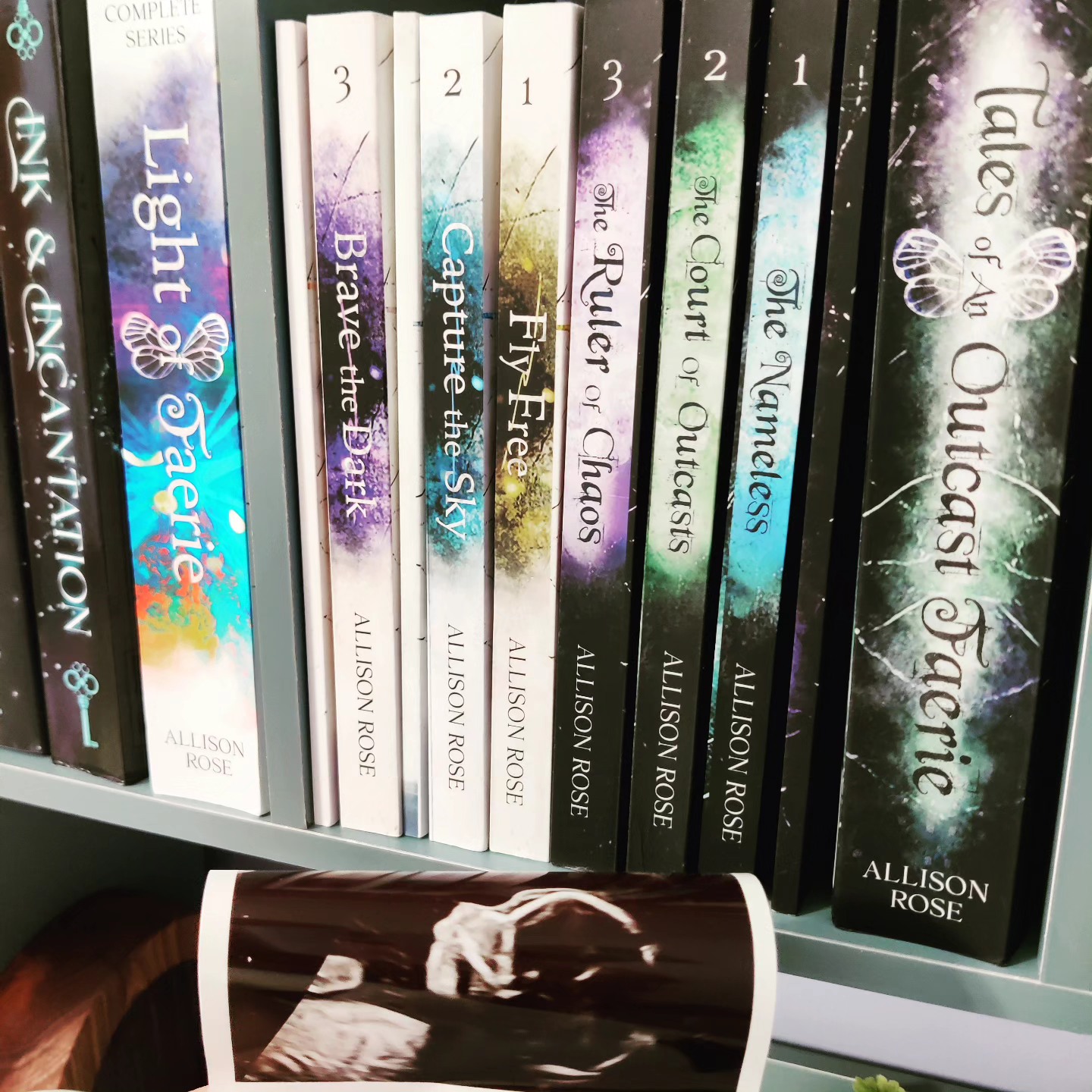 It's about time I posted about this!

I'll be gaining a human baby to join my book babies in Feb 2024! 

Because of unforeseen complications, I've been on an unplanned hiatus. Lurking around here but not posting, as I haven't had the mental energy to do so.

On top of physical complications, my creativity has taken quite a hit. I have barely been able to think about writing and was in the worst reading slump for months.

But I am feeling much better now (and baby has been fine throughout all this). And I even started reading again! 

Hopefully, the motivation and creative writer energy will return to me soon. I really want to make my next endeavor a cozy fantasy because the genre just soothes my soul 💜

Thanks to everyone on #bookstagram for posting gorgeous pictures and book reviews to distract me during the last few dramatic months 🥰 Hopefully I can be more active on here soon.

#writerlife #pregnancy #pregnant #pregnantlife
#writersofinstagram #amreadingfantasy #yafantasybooks #talesofanoutcastfaerie #lightoffaerie #fae #faerie #cozyfantasy #bookstalove #yafantasyseries #babycomingsoon #shelfie #fantasyreads #authorsofinstagram #fantasybookstagram